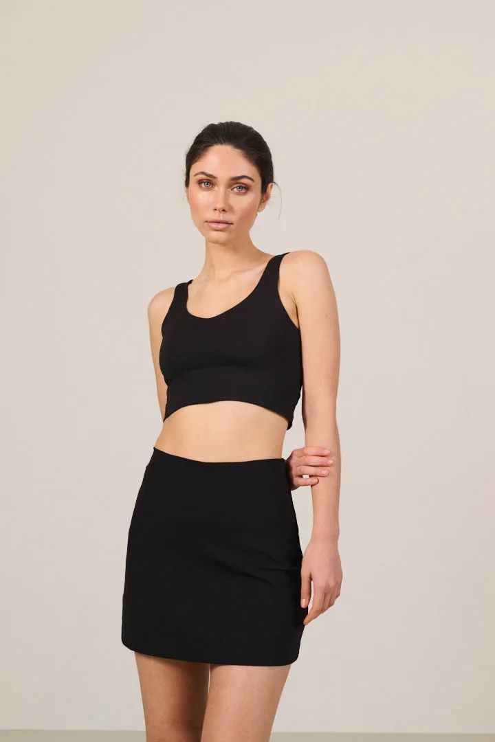 RIVER LIFT tennis top - Black