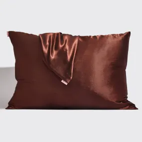 Satin Pillowcase - Chocolate