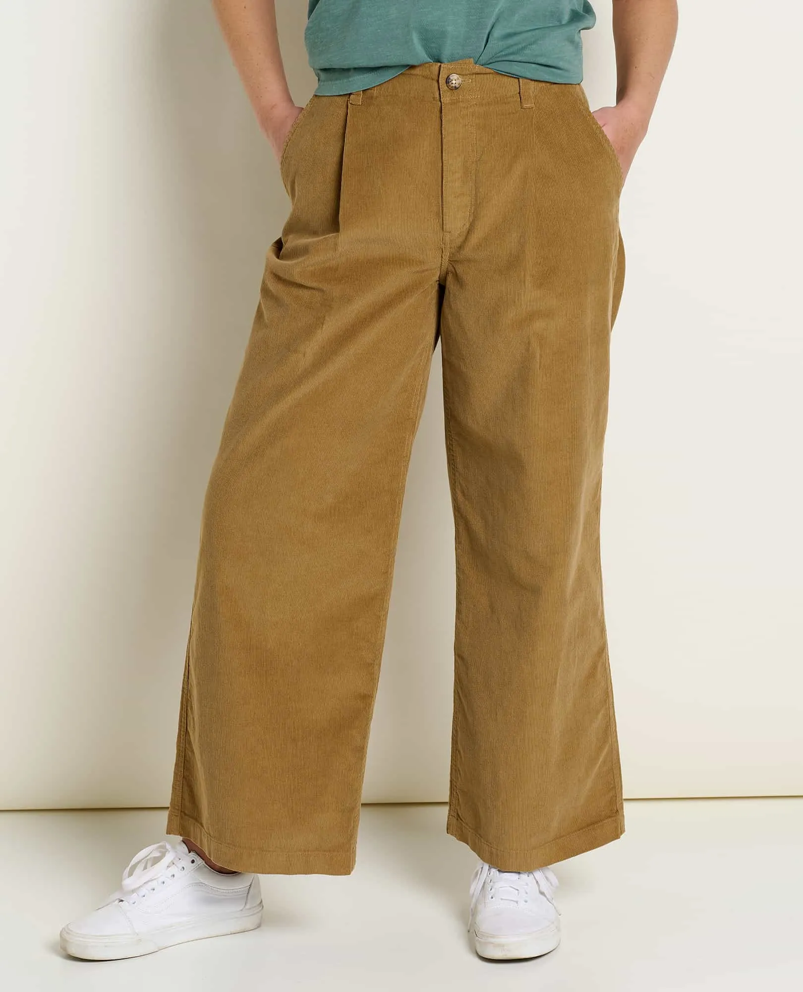 Scouter Cord Pleated Pull On Pant