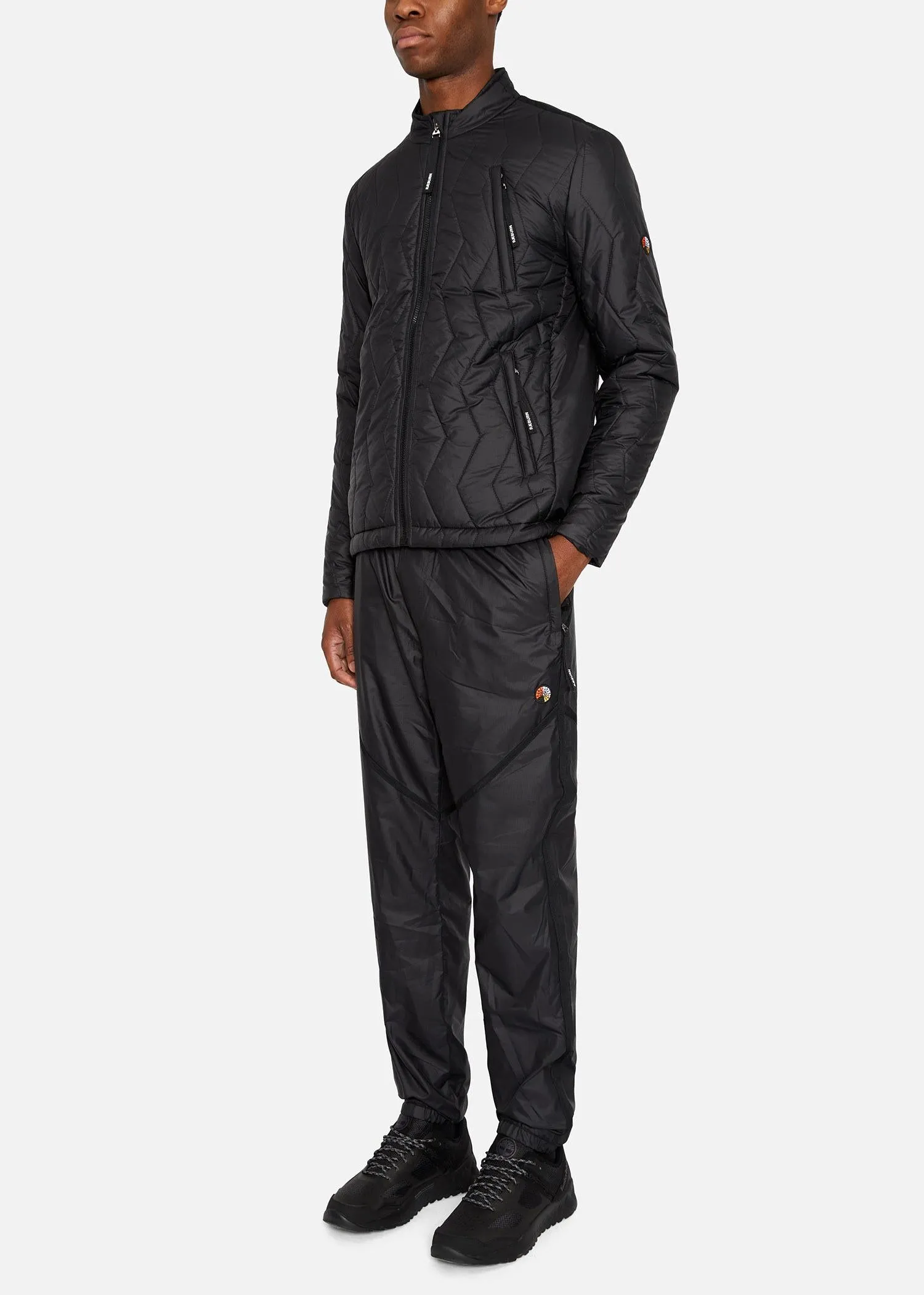 SI QUILTED BLOUSON BLACK