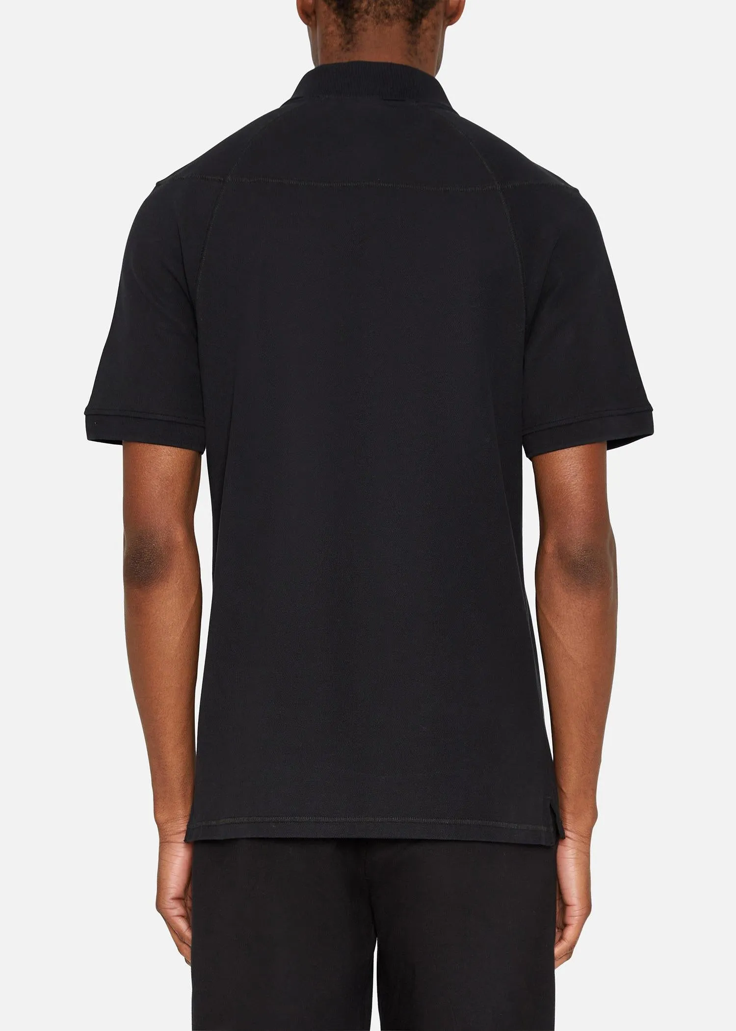 SI S/S POLO BLACK