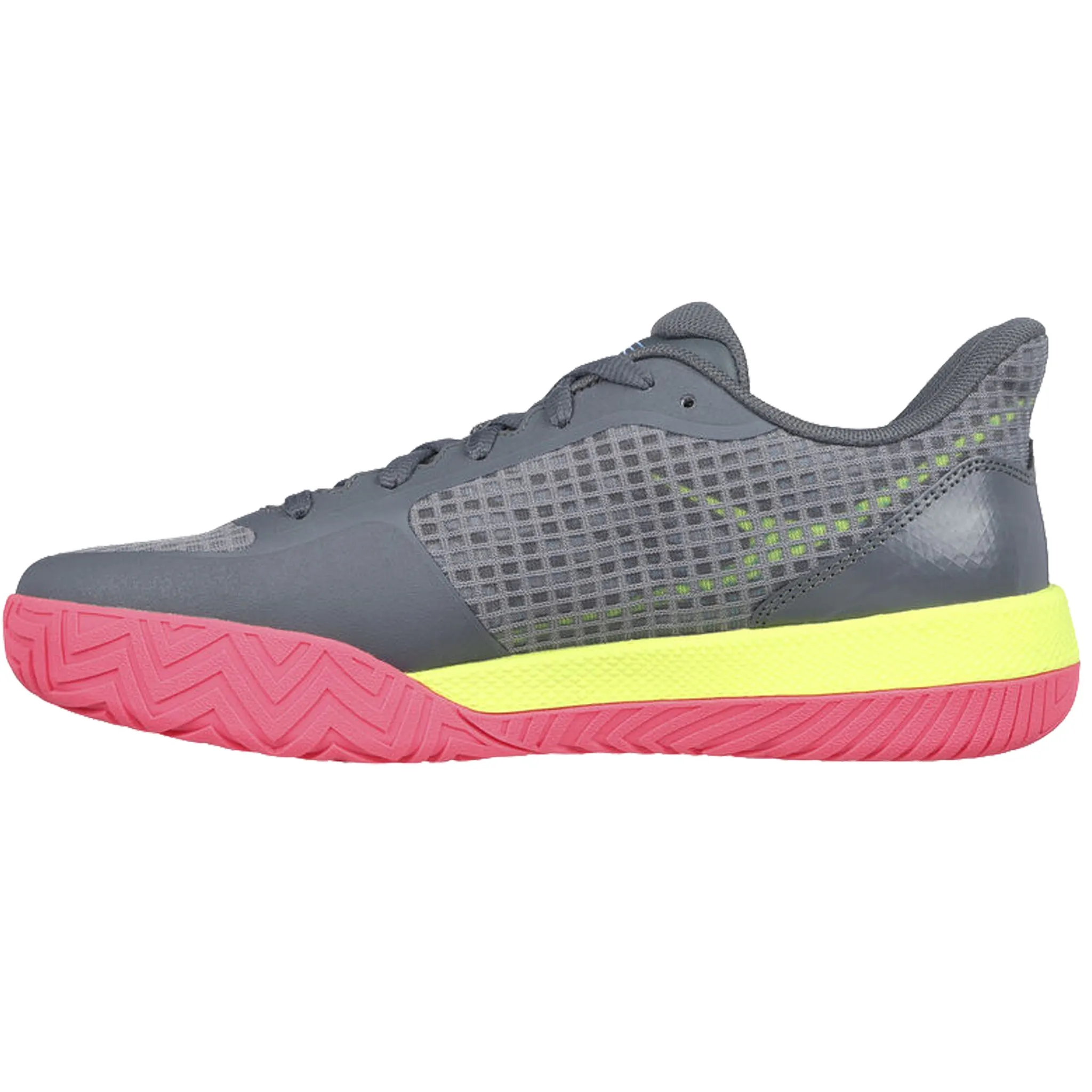 Skechers Women's 172069 Viper Court Pro Gray Pink Pickleball Shoes