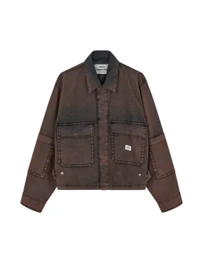 Soft Denim Soleil Jacket, Brown