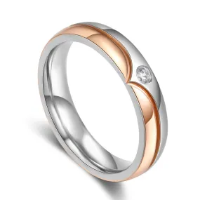 Stainless Steel Gift Couple Rings