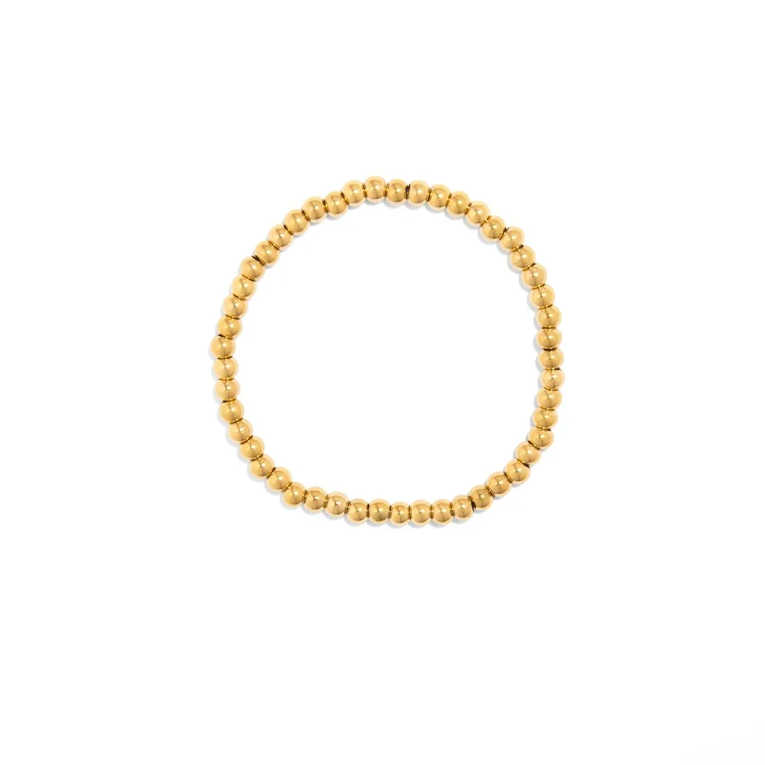 STAINLESS STELL GOLDEN DOTS BRACELET