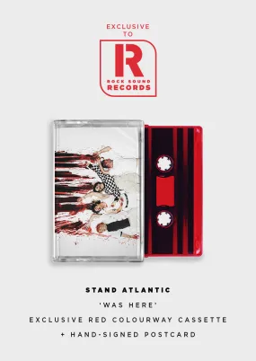 Stand Atlantic - 'WAS HERE' Exclusive Red Cassette   Signed Postcard