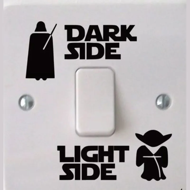 Star Wars Dark & Light Switch Sticker