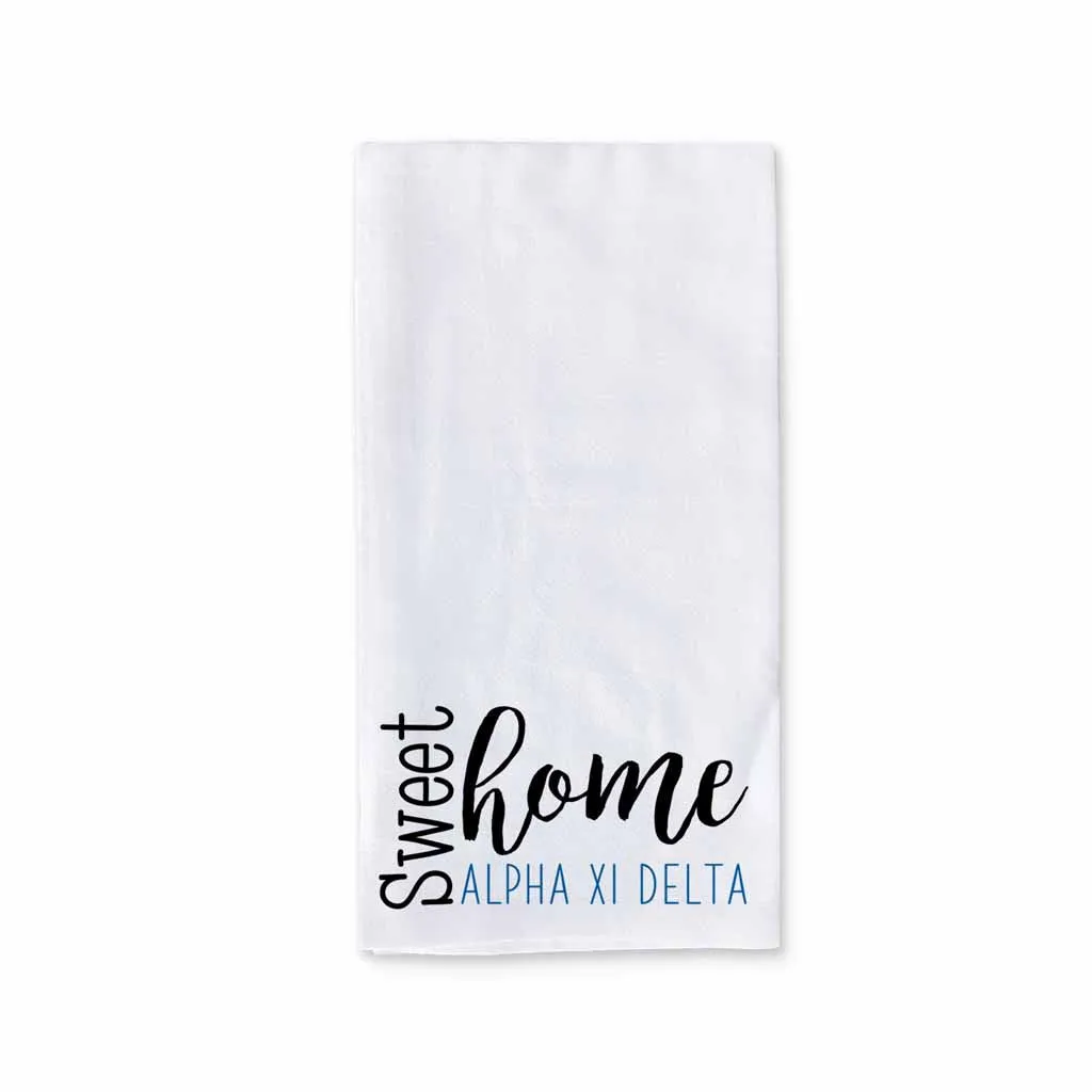 Sweet Home Alpha Xi Delta Sorority Kitchen Towel