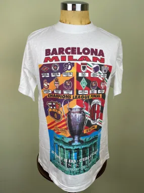 T-Shirt | 1994 | AC Milan vs Barcelona | European Cup | Bootleg T-Shirt