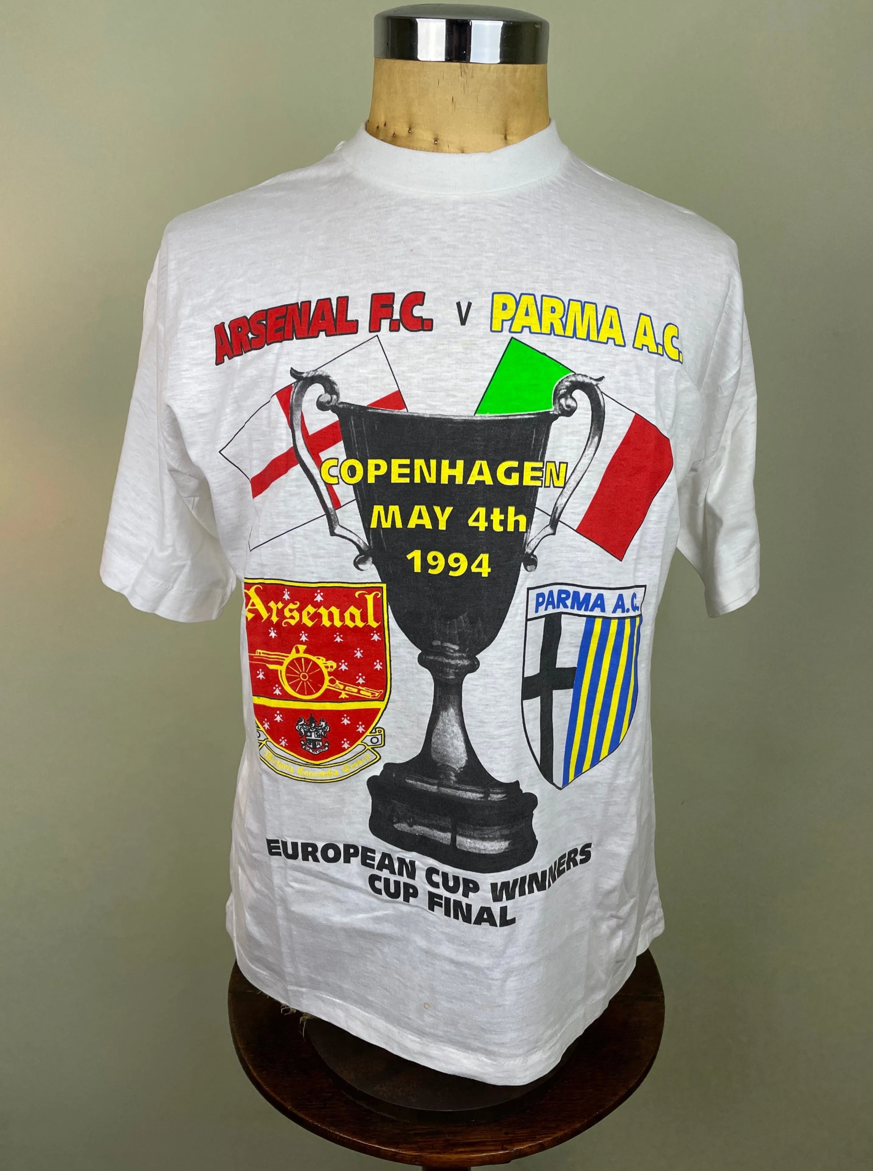 T-Shirt | 1994 | Arsenal vs Parma | Cup Winners Cup Final | Bootleg T-Shirt