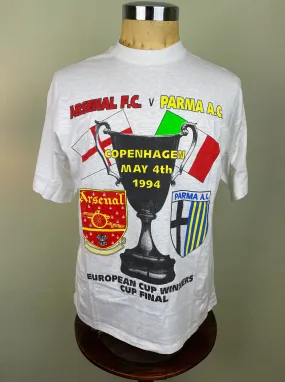 T-Shirt | 1994 | Arsenal vs Parma | Cup Winners Cup Final | Bootleg T-Shirt