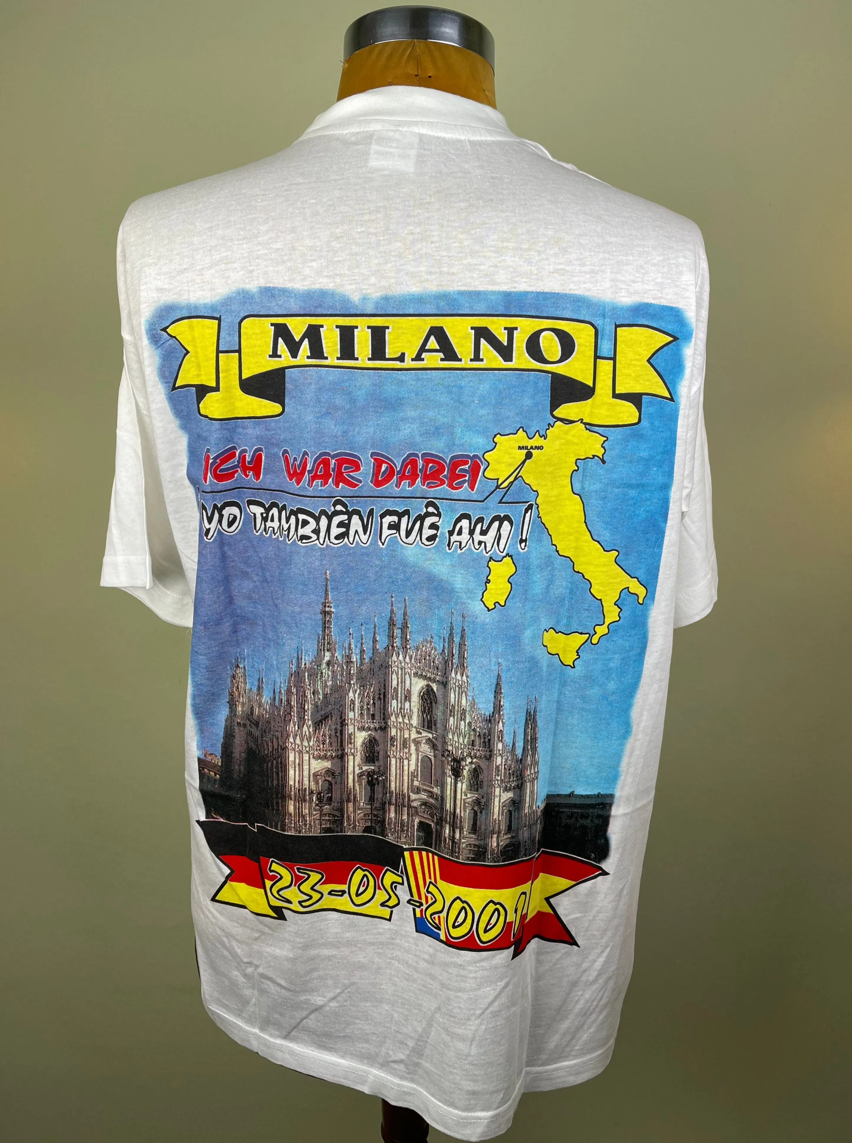 T-Shirt | 2001 | Valencia vs Bayern Munich | European Cup Final | Bootleg T-Shirt