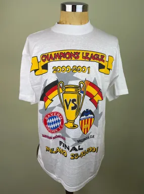 T-Shirt | 2001 | Valencia vs Bayern Munich | European Cup Final | Bootleg T-Shirt