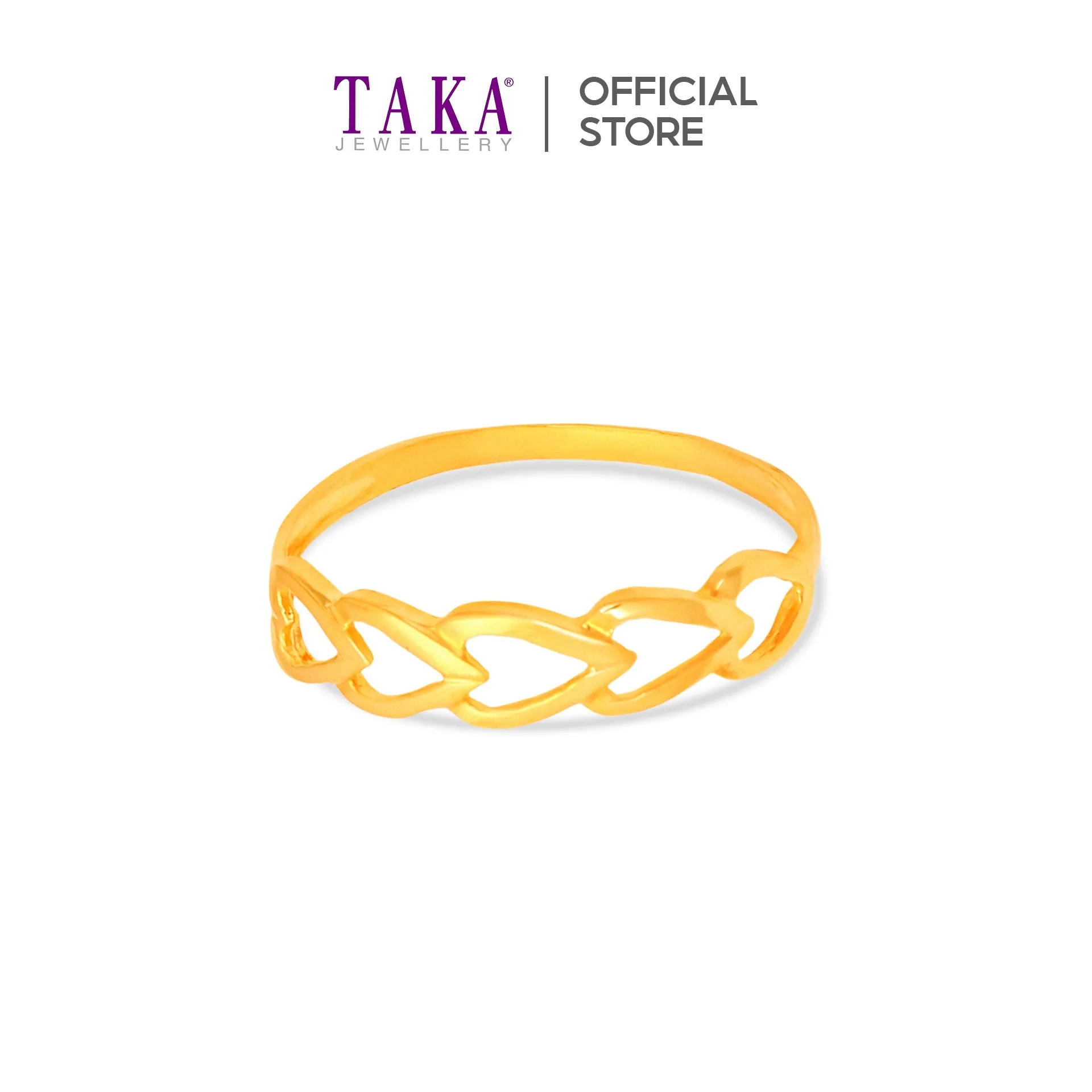 TAKA Jewellery 916 Gold Ring