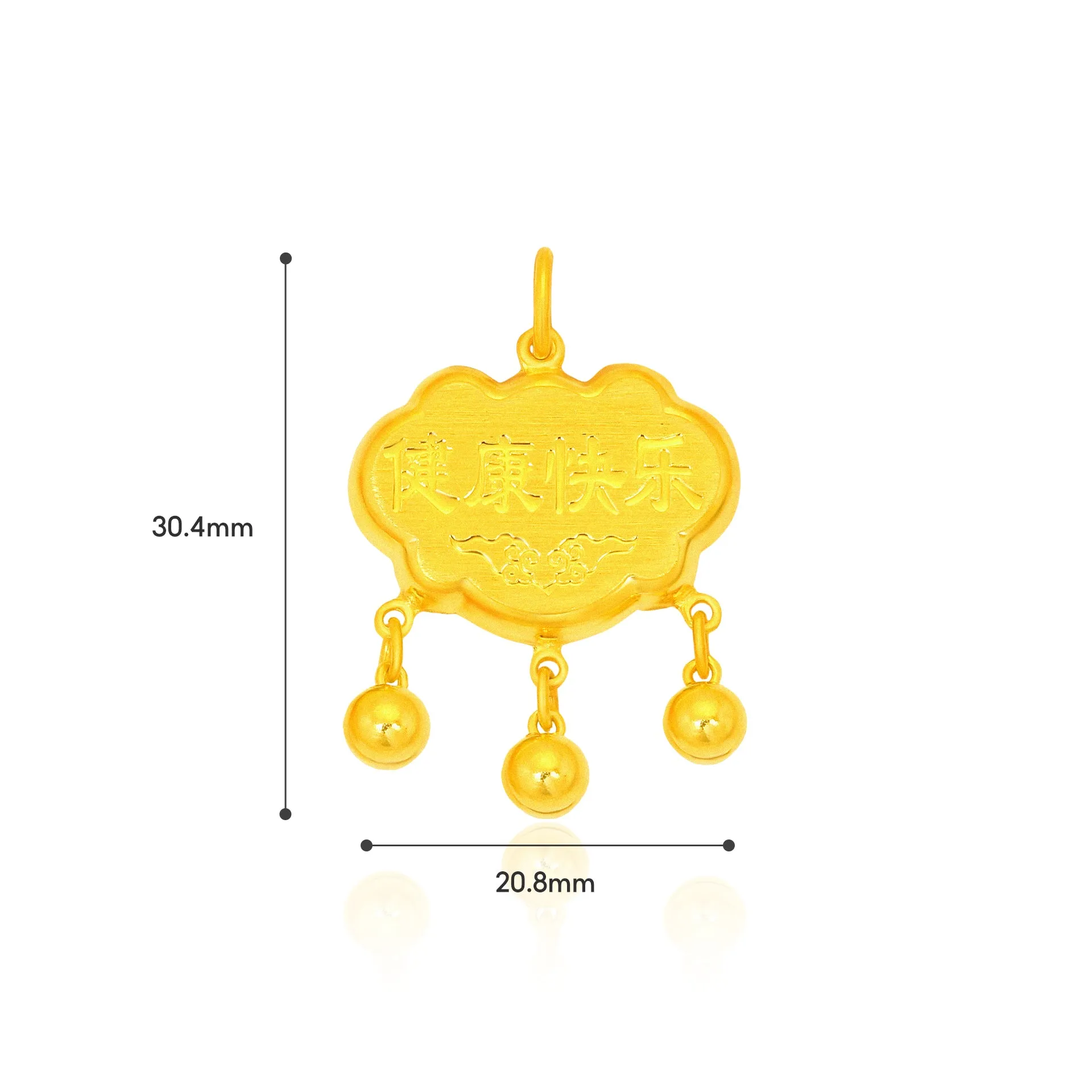 TAKA Jewellery 999 Pure Gold Pendant