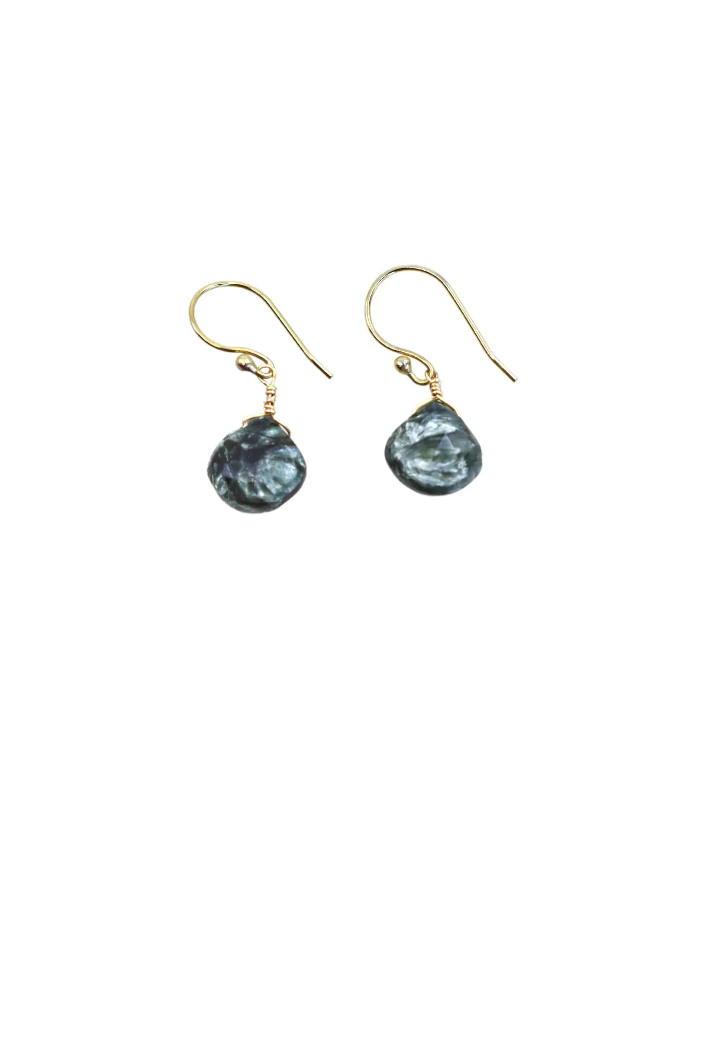 The Bailey Earring in Serpentine