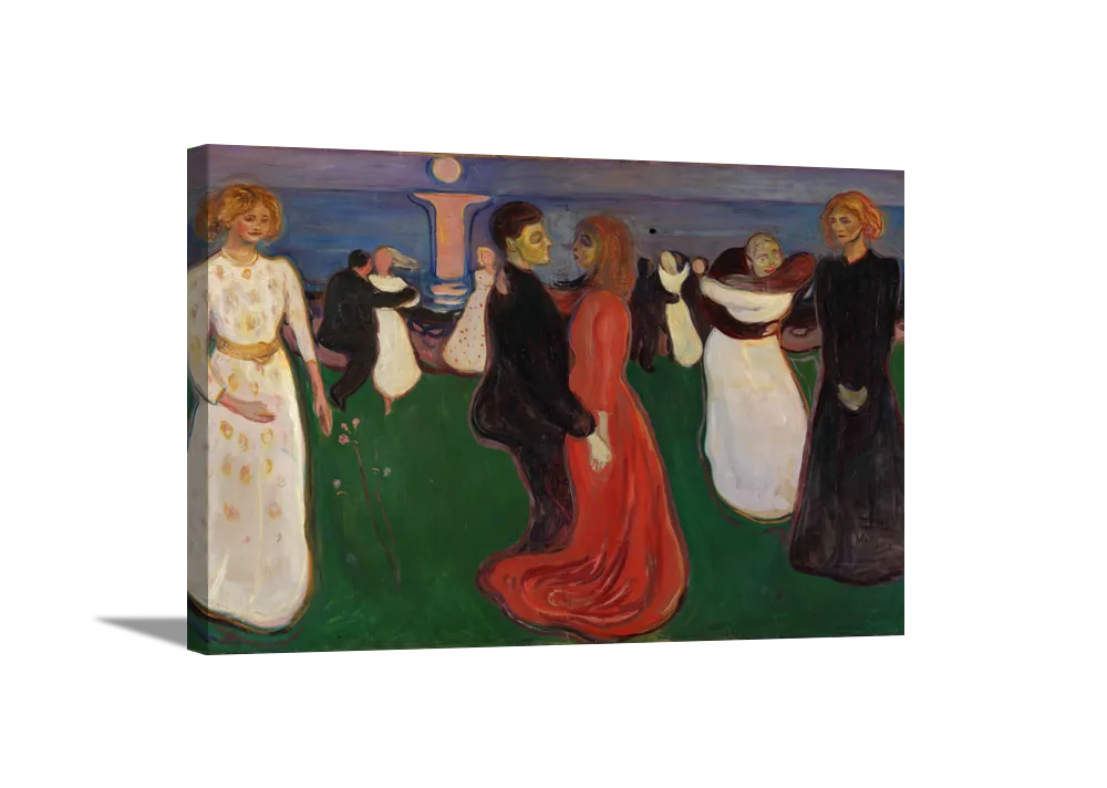 The Dance of Life | Edvard Munch Masters Classic Art in Gallery Wrapped Canvas | Various Sizes