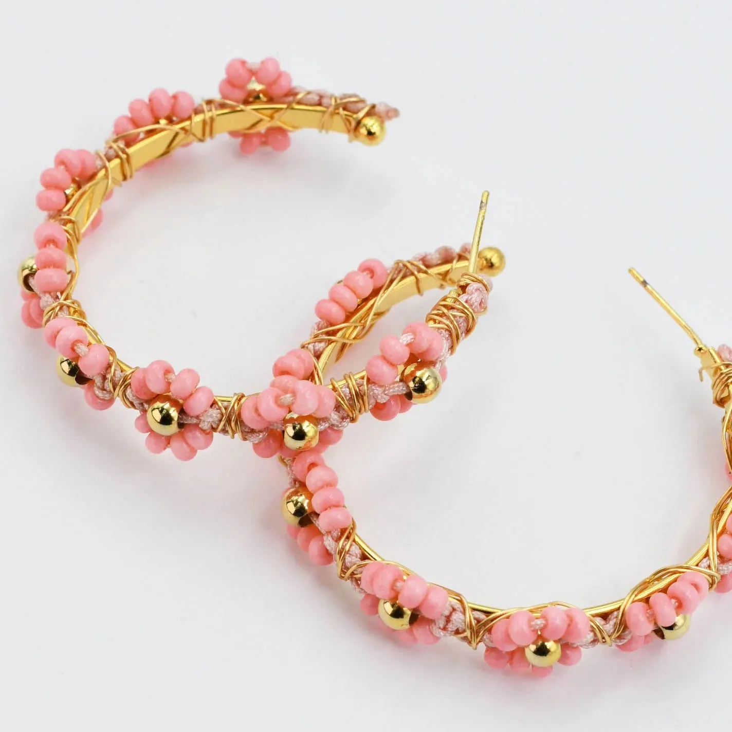 Treasure Jewels -Daisy Chain Hoops - 4 Colors - PREORDER