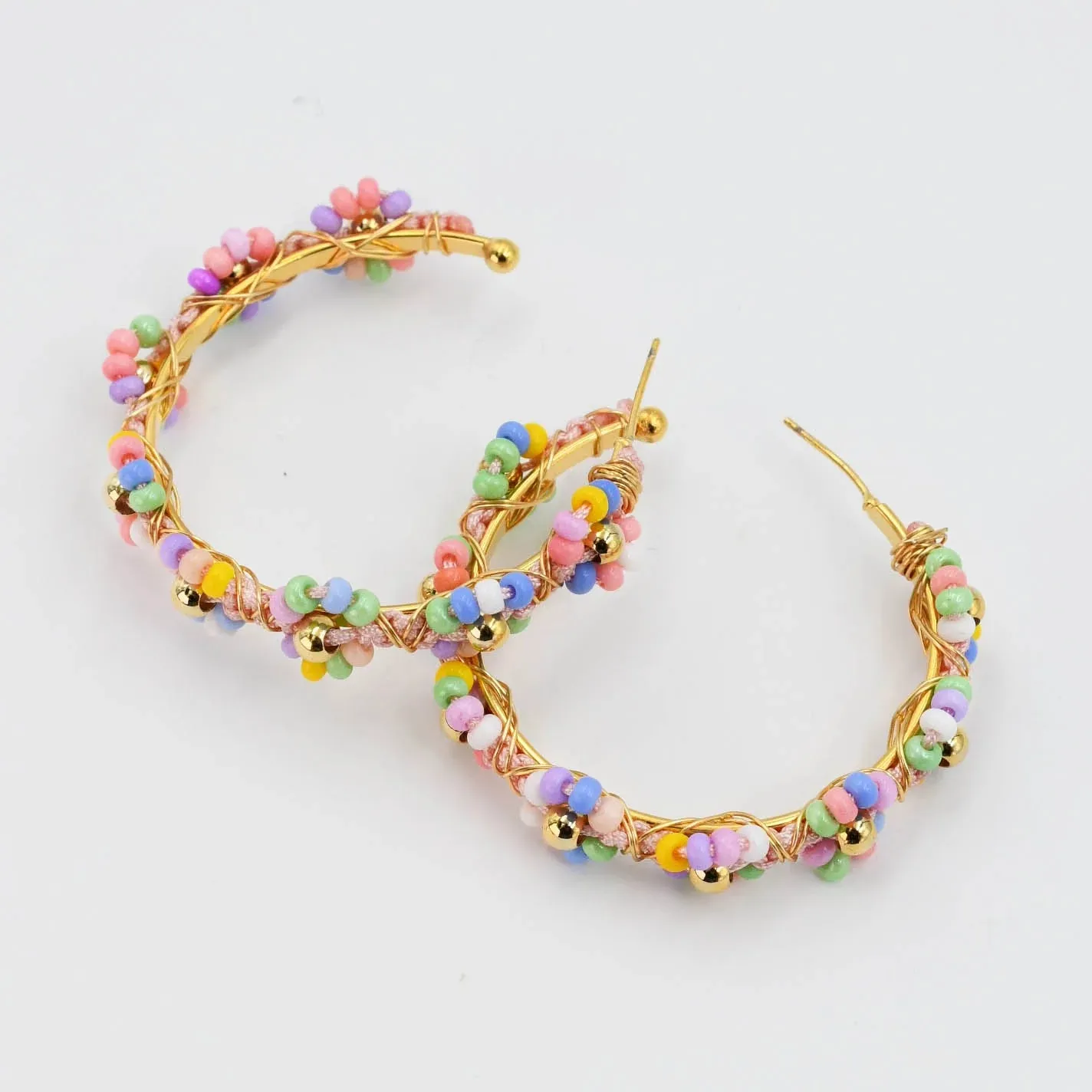 Treasure Jewels -Daisy Chain Hoops - 4 Colors - PREORDER