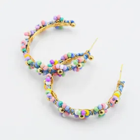 Treasure Jewels -Daisy Chain Hoops - 4 Colors - PREORDER