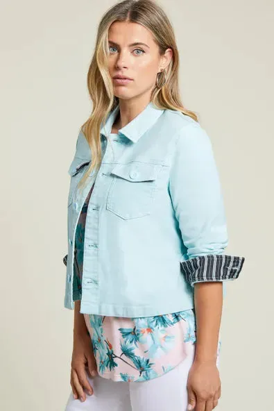 Tri 48770 Knit Denim Jacket