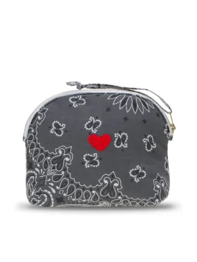 Trousse de Toilette Mini - COEUR - Dark Grey / Pale Grey