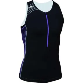 TX2000 WOMENS SINGLET BLK/PUR