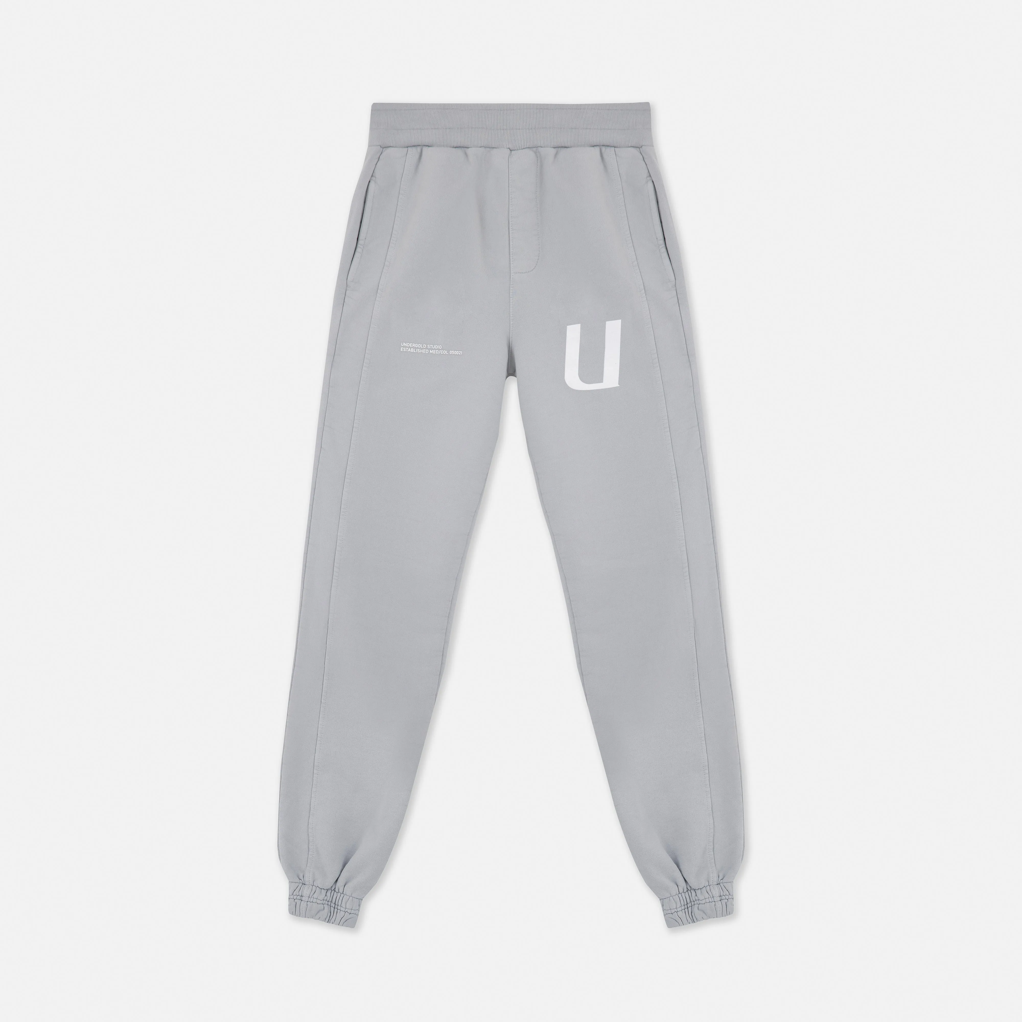 U Basics Shortened Sweatpants Silver