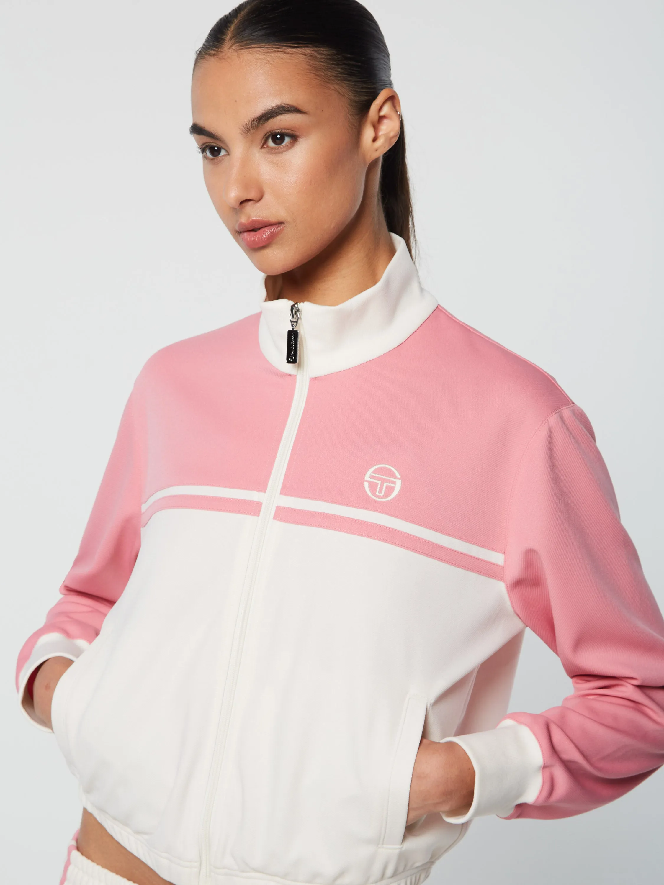 Vasto Track Jacket- Wild Rose