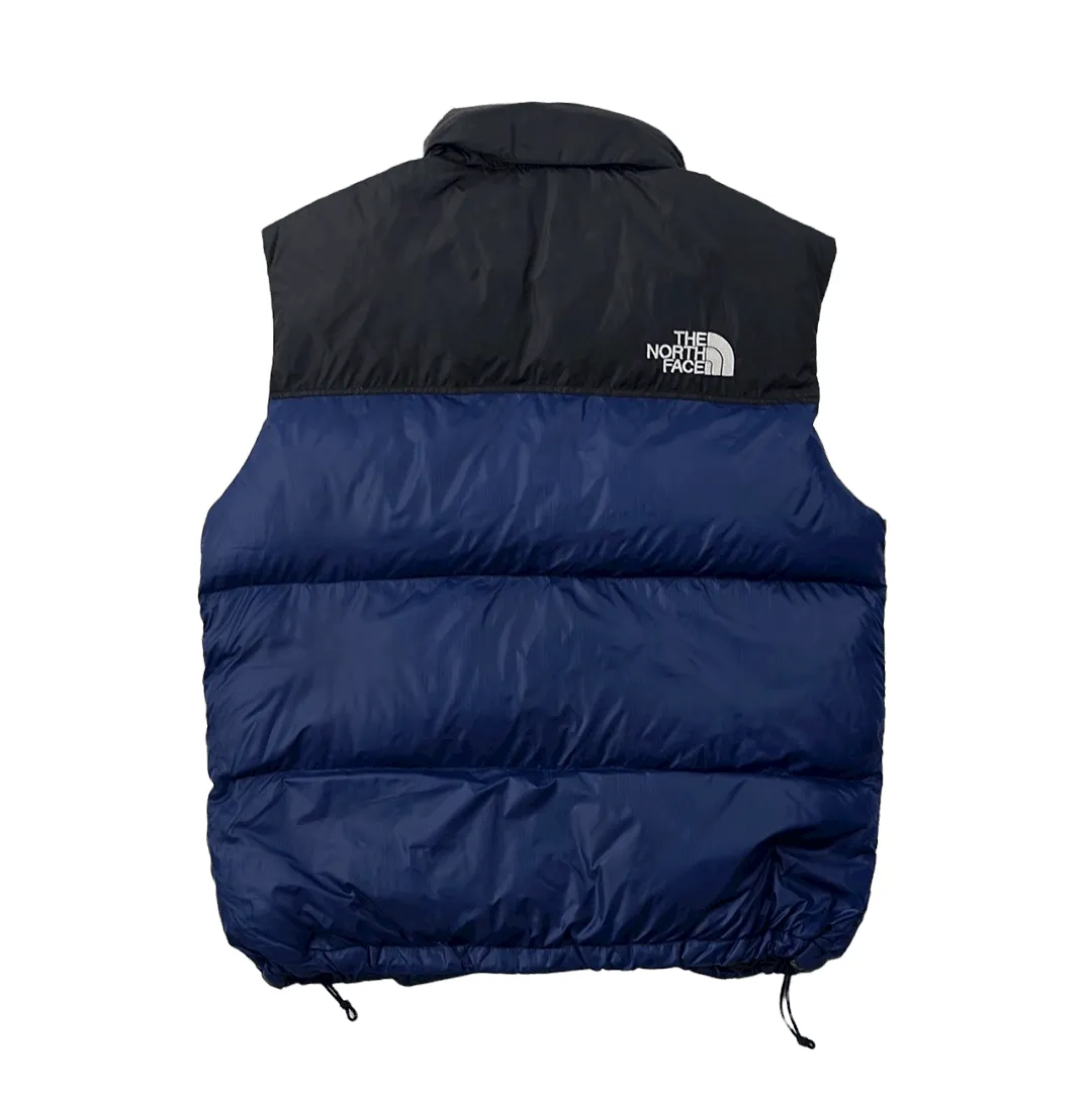 Vintage Blue   Black The North Face (TNF) 700 Puffer Gilet - Large