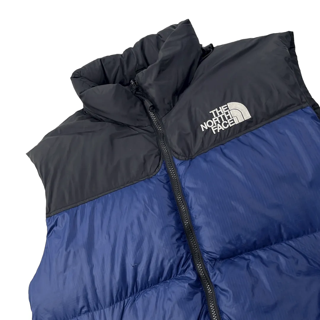 Vintage Blue   Black The North Face (TNF) 700 Puffer Gilet - Large