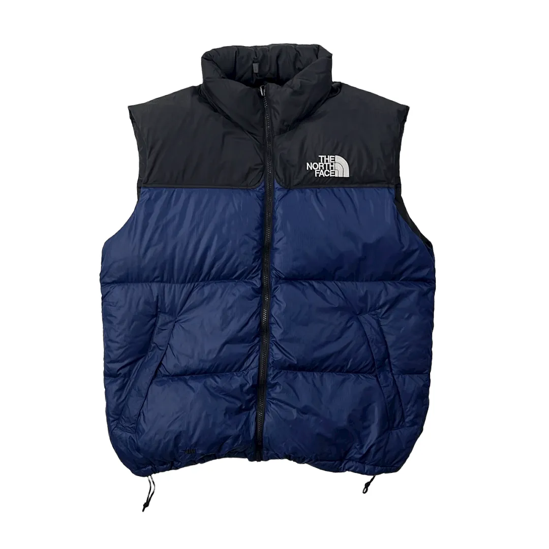 Vintage Blue   Black The North Face (TNF) 700 Puffer Gilet - Large