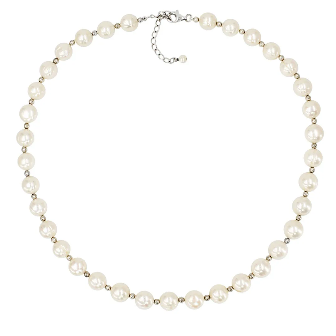 VINTAGE-STYLE PEARL NECKLACE