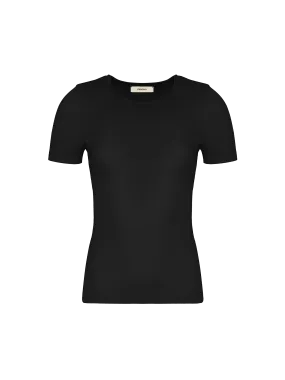 Women's 365 Lightweight Rib T-Shirt—black