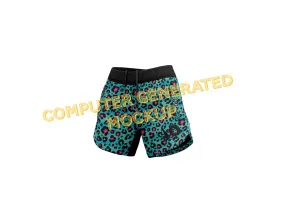 Women's V2 Athletic Shorts -  Retro Leopard