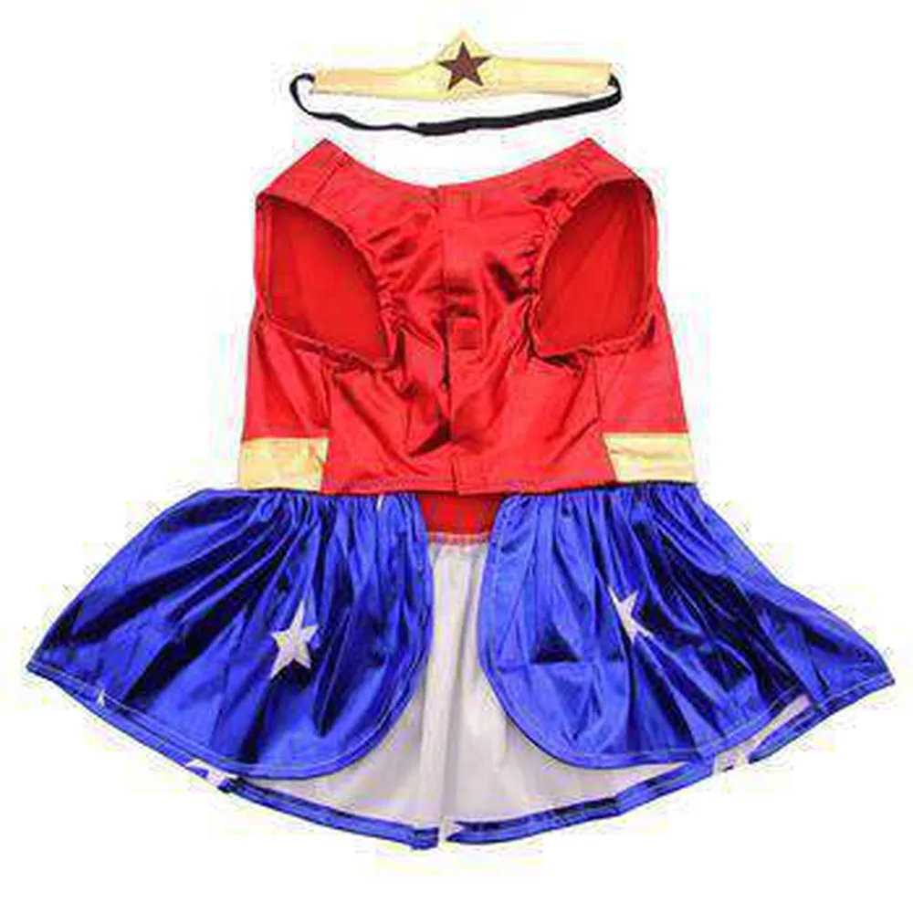 Wonder Woman Dog Halloween Costume