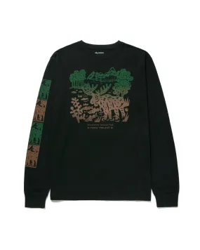 Yellowstone Woodcut Long Sleeve Tee